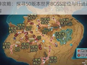 原神攻略：探寻50版本世界BOSS定位与行进路线详解