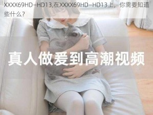 XXXX69HD—HD13,在XXXX69HD—HD13上，你需要知道些什么？