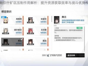 战双帕弥什矿区压制作用解析：提升资源获取效率与战斗优势构建研究