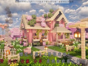 我的世界Minecraft 11105版本下载链接分享：最新地址及指南