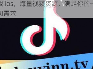 抖抈 app 下载汅 api 免费下载 ios，海量视频资源，满足你的一切需求