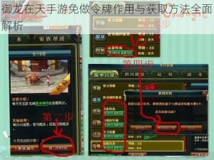 御龙在天手游免做令牌作用与获取方法全面解析