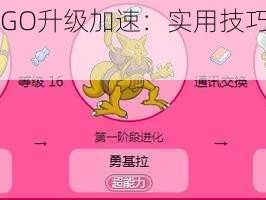 口袋妖怪GO升级加速：实用技巧与快速进阶指南