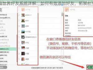 坍塌世界好友系统详解：如何有效添加好友，拓展社交圈指南