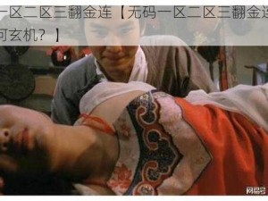 无码一区二区三翻金连【无码一区二区三翻金连，究竟有何玄机？】