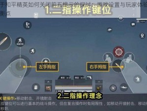 关于和平精英如何关闭前五提示的探讨：游戏设置与玩家体验的平衡点