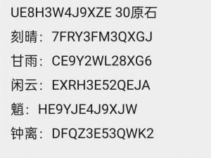 原神最新兑换码揭秘：2022年5月15日专属兑换码揭晓探索属于你的独特福利