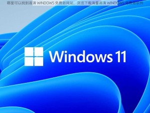 哪里可以找到高清 WINDOWS 免费版网站，浏览下载海量高清 WINDOWS 免费版软件