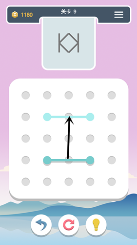 逐点连线，挑战第九关：点线交织第9关图文通关攻略详解