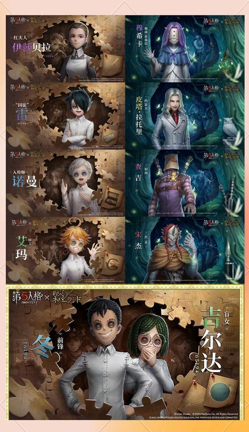 第五人格梦幻岛联动皮肤重磅登场：深度解读梦幻联动特色，领略跨界合作魅力