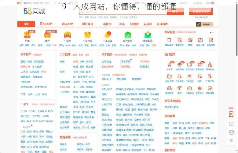 91 人成网站，你懂得，懂的都懂