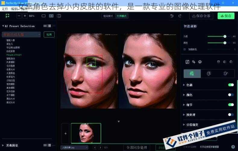 女幸角色去掉小内皮肤的软件，是一款专业的图像处理软件