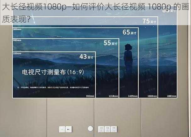 大长径视频1080p—如何评价大长径视频 1080p 的画质表现？