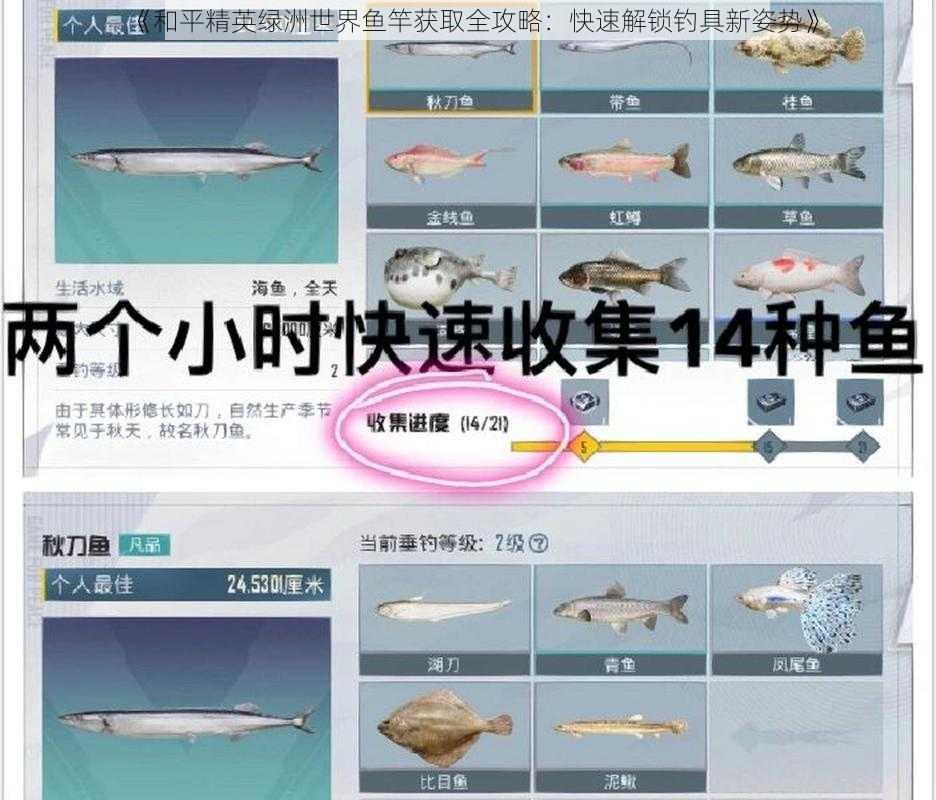 《和平精英绿洲世界鱼竿获取全攻略：快速解锁钓具新姿势》