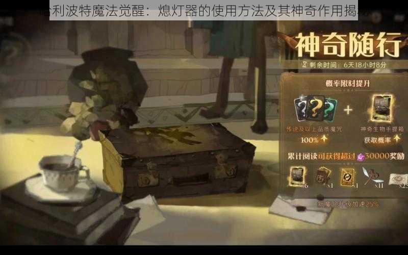 哈利波特魔法觉醒：熄灯器的使用方法及其神奇作用揭秘