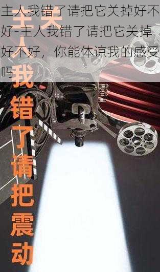 主人我错了请把它关掉好不好-主人我错了请把它关掉好不好，你能体谅我的感受吗