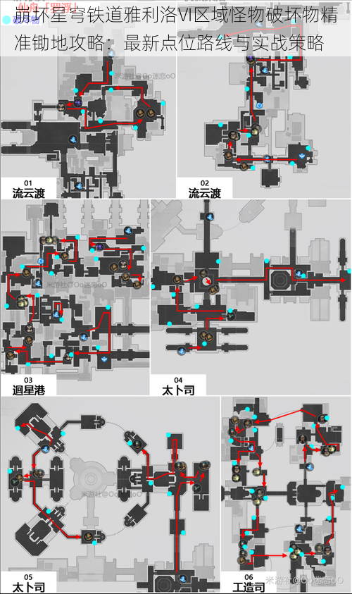 崩坏星穹铁道雅利洛VI区域怪物破坏物精准锄地攻略：最新点位路线与实战策略