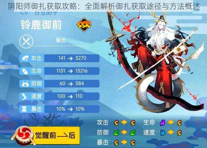 阴阳师御扎获取攻略：全面解析御扎获取途径与方法概述